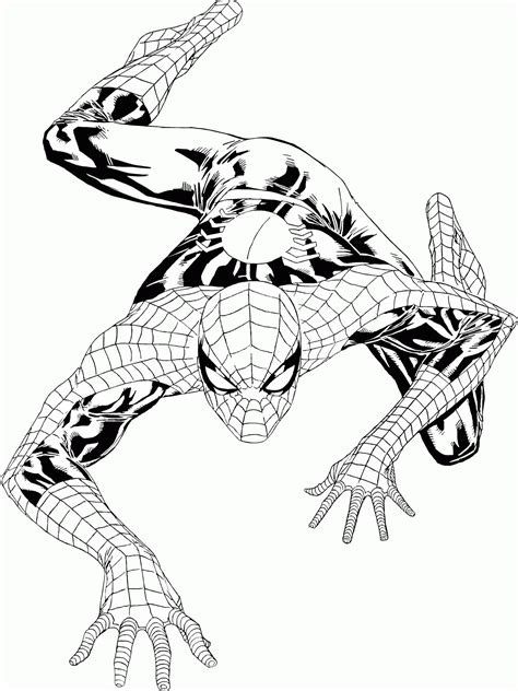 Printable Spiderman Coloring